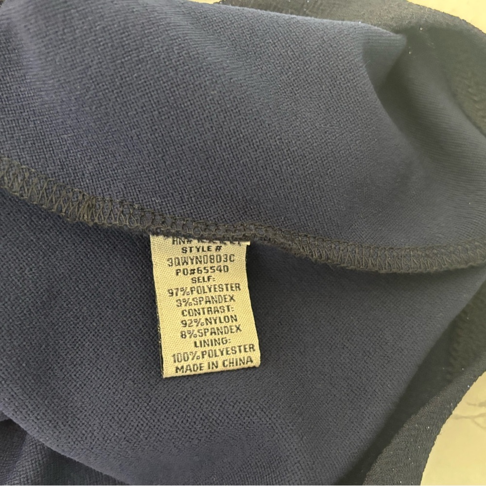Womens Bailey Blue sleeveless cotton size M Back Button Semi Sheet Sparkle - Picture 8 of 8